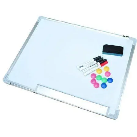 Whiteboard Magnettafel mit Alurahmen inkl. Zubehör 60x45 cm