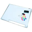 Whiteboard Magnettafel mit Alurahmen inkl. Zubehör 60x45 cm