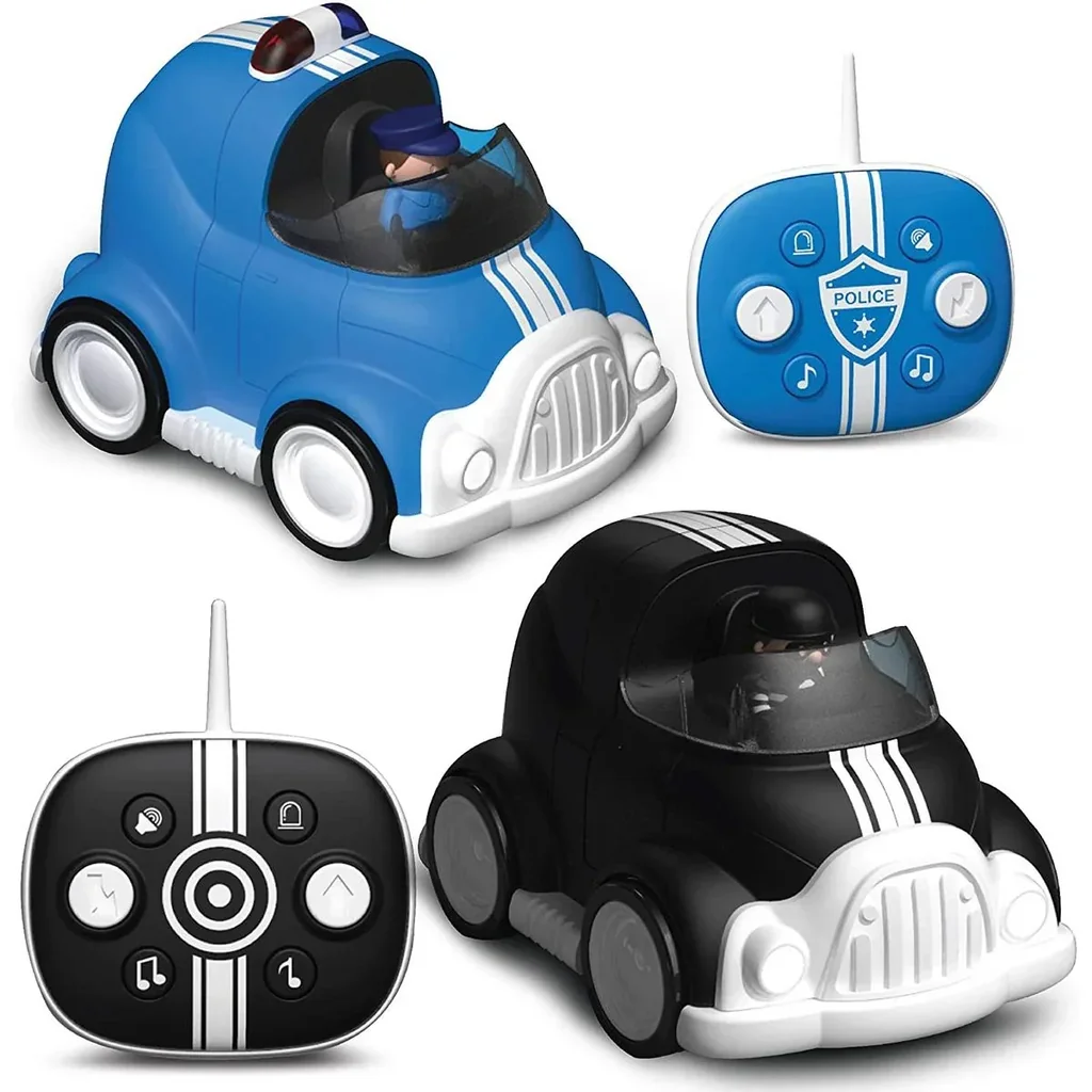 Sharper Image RC-Rennset Polizei und Gauner " " 2 Spieler " " mit Soundeffekten