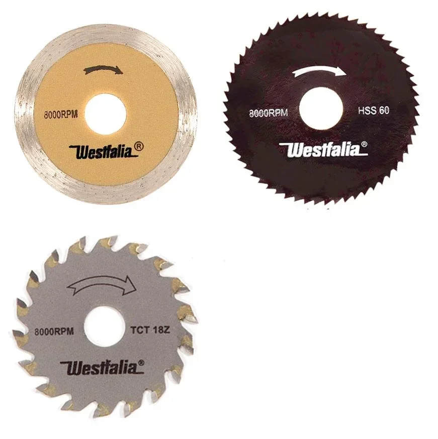 Sägeblatt Set 3 tlg. für Mini Tauchsägen