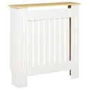 Heizkörperverkleidung Heizkörperabdeckung Heizkörper Radiator Cover Abdeckung Abnehmbar MDF Spanplatte Weiß+Eiche