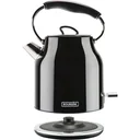 Nostalgischer Wasserkocher Deluxe - Schwarz - Retro-Design - 1,7 l