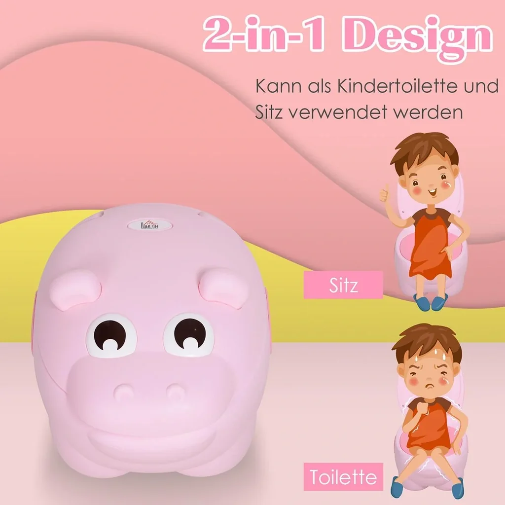 Kindertöpfchen im Nilpferd Design
