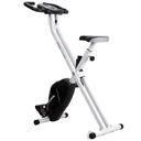 Faltbarer Heimtrainer Gymnastikfahrrad, schwarz