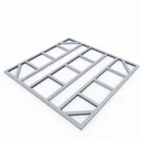 Fundamentbodenrahmen 8x8 für Dream