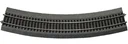 6 Stück Gebogenes Gleis R5 mit Bettung, Radius 542,8 mm, Bogenwinkel 30°