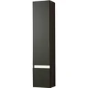 Stripe Bade Hoher Schrank links 35x156cm schwartz