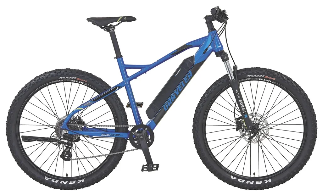 GRAVELER 22.ESM.10 E-MTB 27,5" BLAUPUNKT HR-Motor Unisex MTB Hardtail 27,5": Rahmengröße 48cm