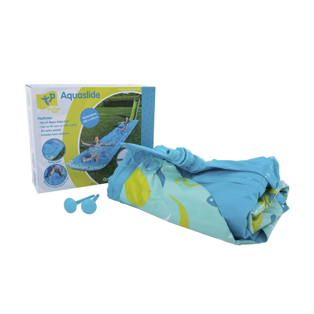 Spielwaren Wasserrutsche blau 6 m Blau