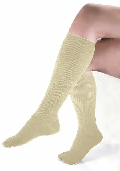 Stützkniestrumpf, beige, Gr. 38/39