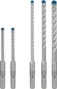 SDS plus-7X 5-teiliges Hammerbohrer- Set EXPERT