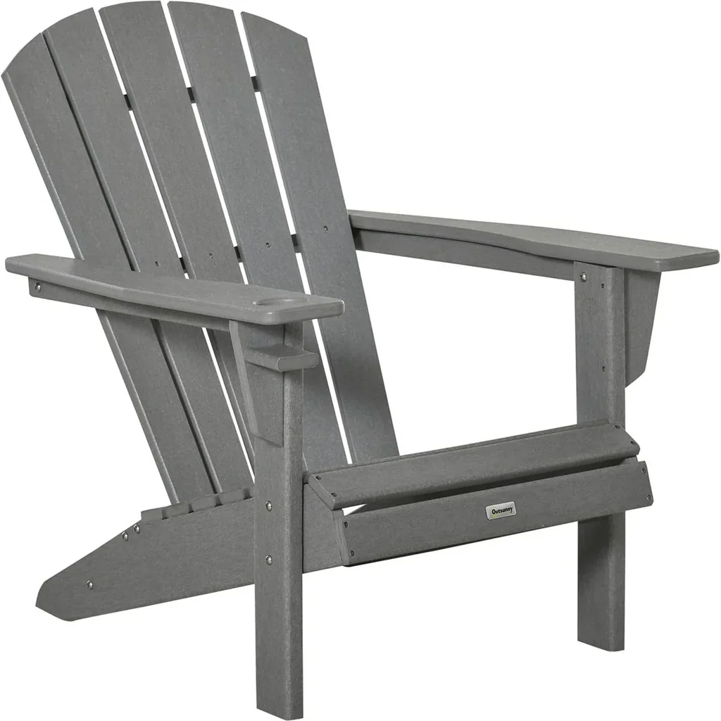 Adirondack Gartenstuhl mit Getränk