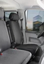 Passform Sitzbezüge VW T5 für Einzelsitz hinten aus Stoff ab BJ 04/2003 bis 06/2015