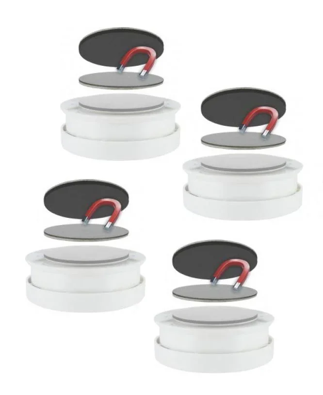 Magnetbefestigung für Rauchwarnmelder - 4 Stück