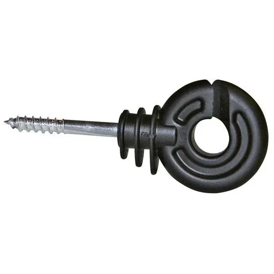 Ringisolator Compact, Schwarz Kurzer Träger, 120 Stück im Eimer