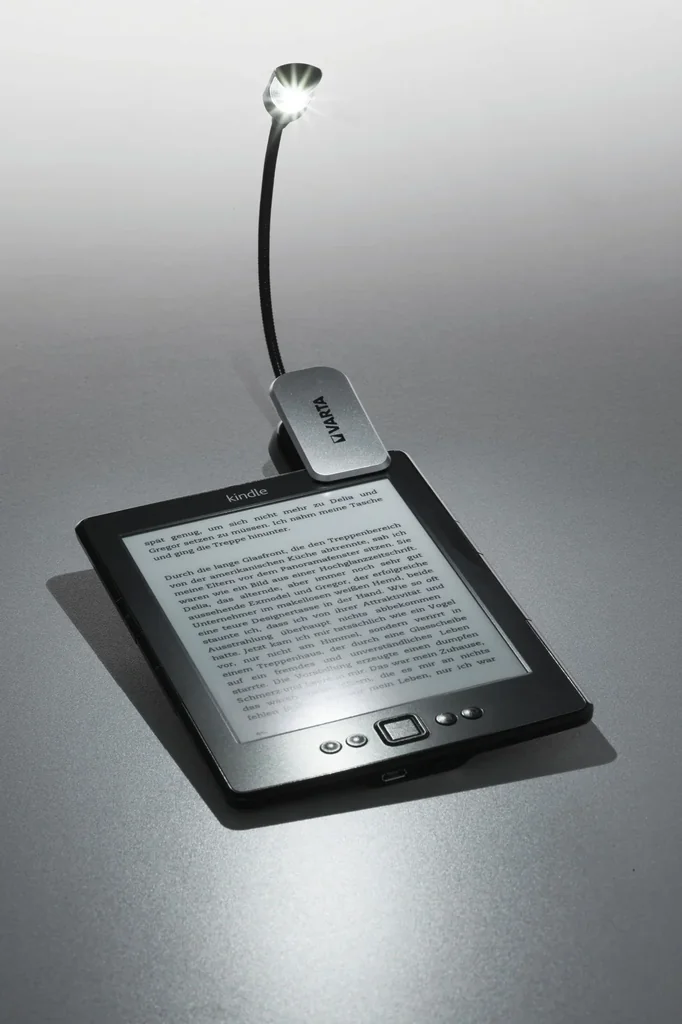 LED Booklight - Leseleuchte mit Klemmhalterung, inkl. Batterien