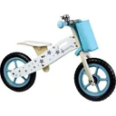 Gehfahrrad-Holz - 37-44cm - Hellblau