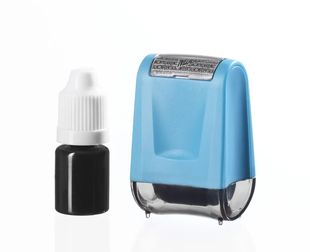 Datenschutz-Stempel-Roller