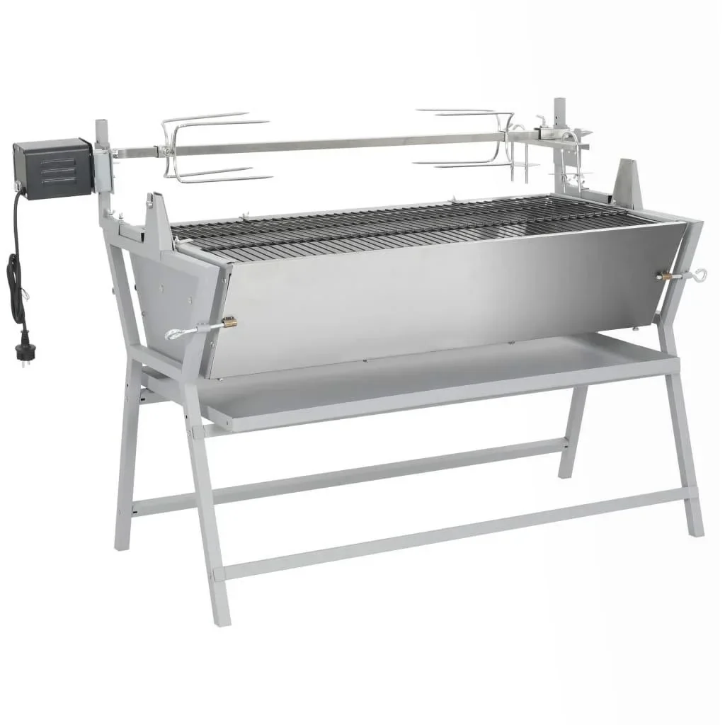 Rotisserie Grill Eisen und Edelstahl