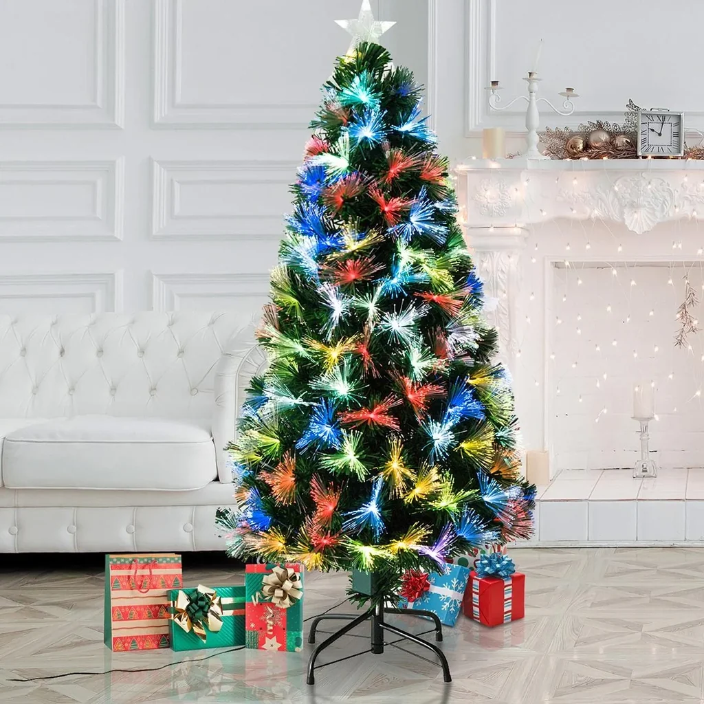 Weihnachtsbaum inklusive Metallständer grün