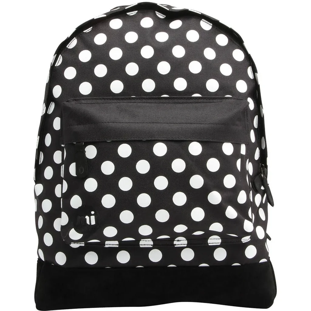 Rucksack Alle Polka Schwarz / Weiß - Schwarz