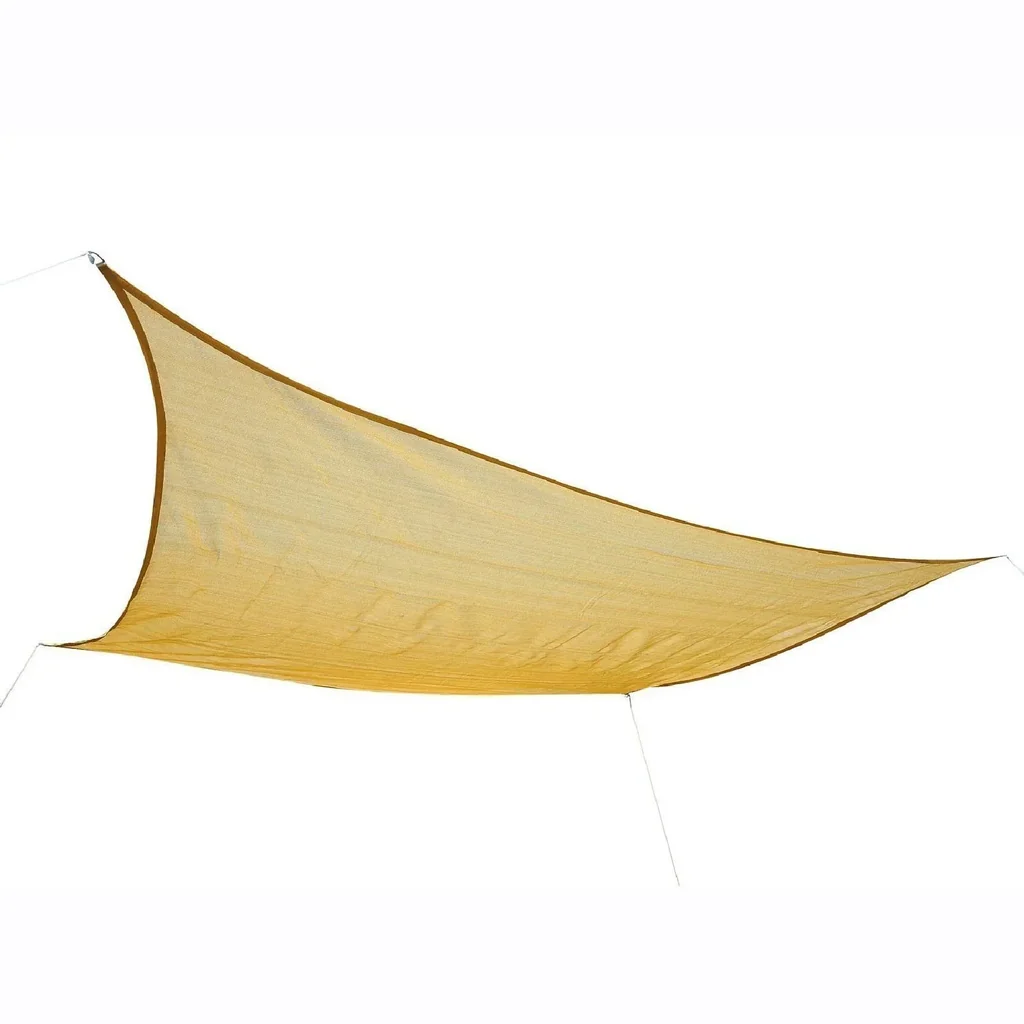 Sonnensegel (3x3m sand) Rechtecke HDPE - atmungsaktiv