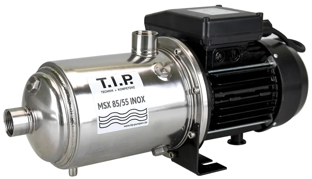 Gartenpumpe Edelstahl "MSX 85/55 INOX" - bis 1.500 l/h Fördermenge