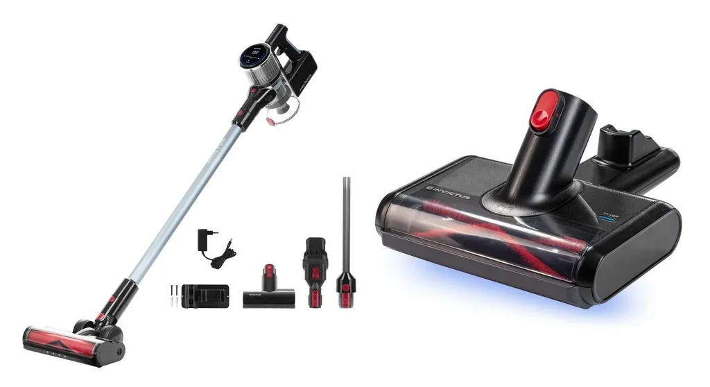 Set Akku-Handstaubsauger "Invictus X9 Facelift", 14-teilig, 25,2 Volt + GRATIS dazu UV-Bürste 119,95 UVP!