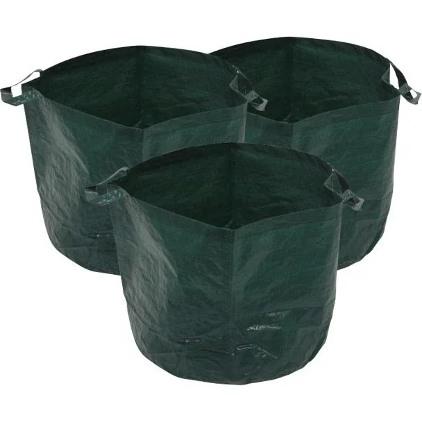 Satz mit 3 Gartenabfallsäcken - je 65 l