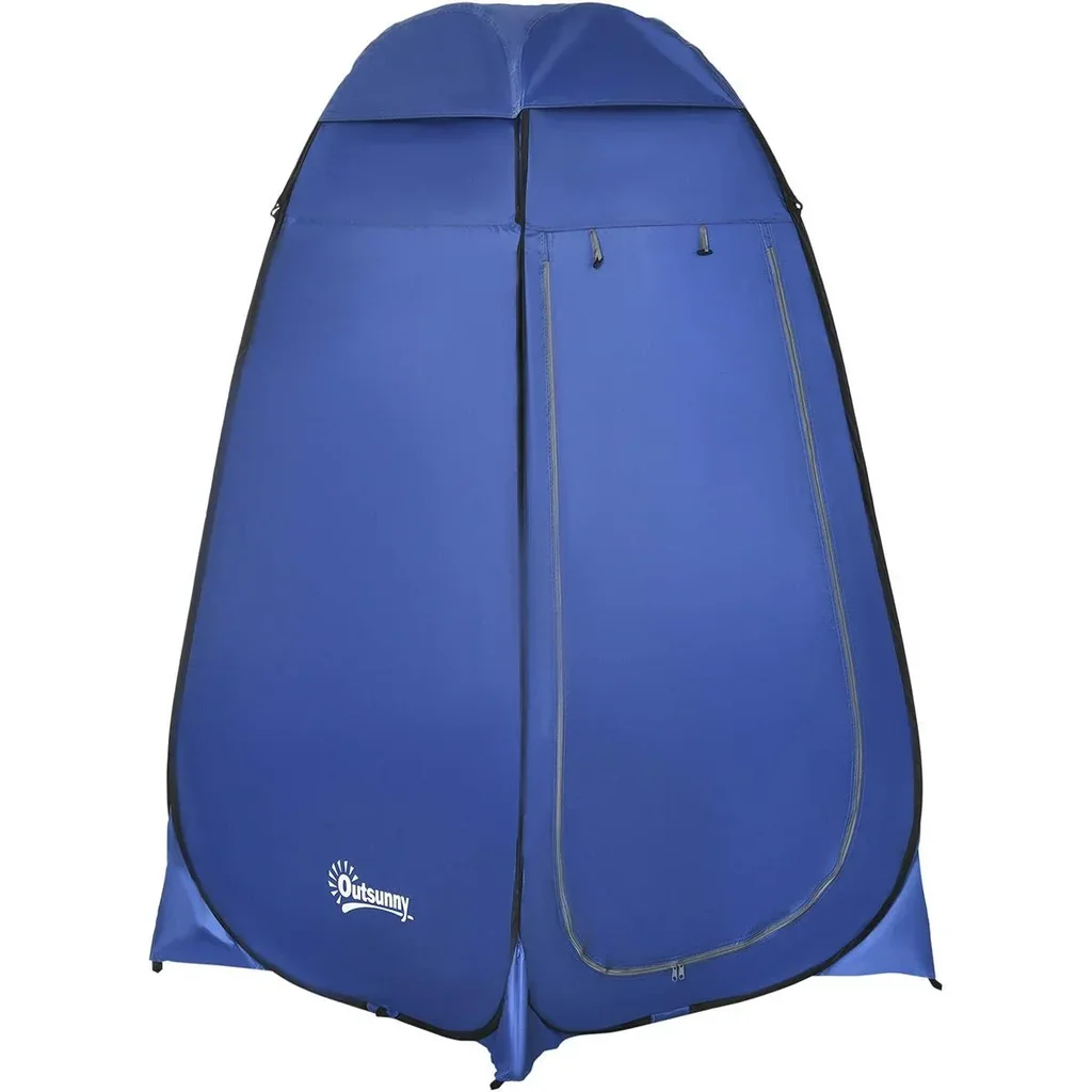 Duschzelt - Toilette oder Dusche - Wasserdicht - Blau - Polyester - 120 x 120 x 190 cm