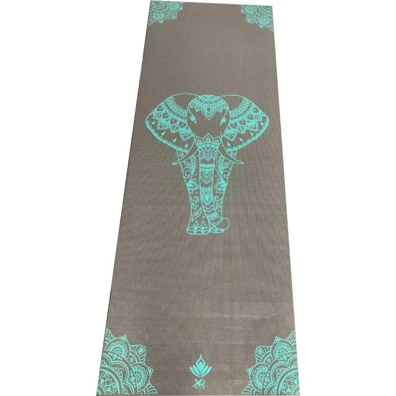 Fit4You Yoga & Fitness Matte - Stretch - Rutschfest - 172 x 61 x 0,4 cm - Grau