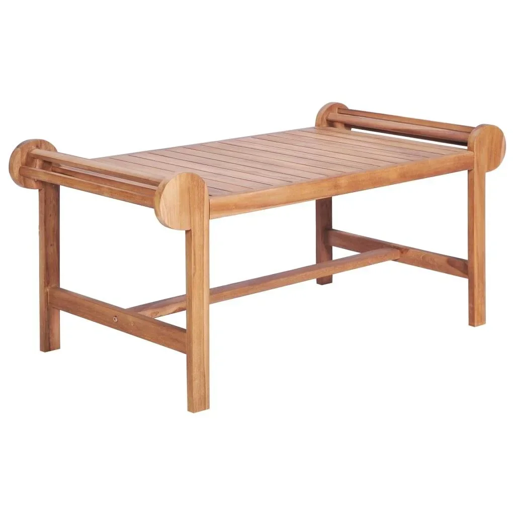 Couchtisch 100x50x45 cm massiv Teak
