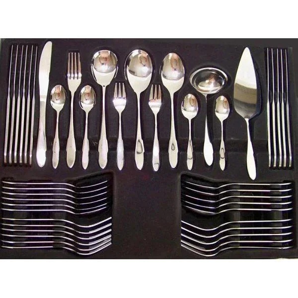 Excellent Houseware Besteckset für 6 Personen - 60 Teile - rostfreier Stahl
