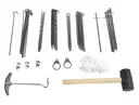 Zelt- Vorzelt Zubehör Set 48 Teile