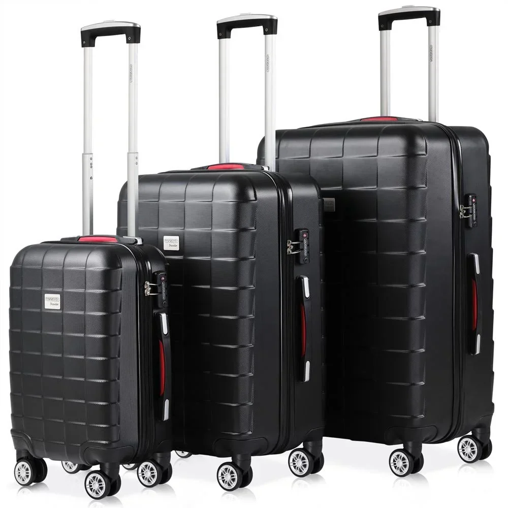 Exopack Hartschalenkoffer-Set Champagner M/L/XL
