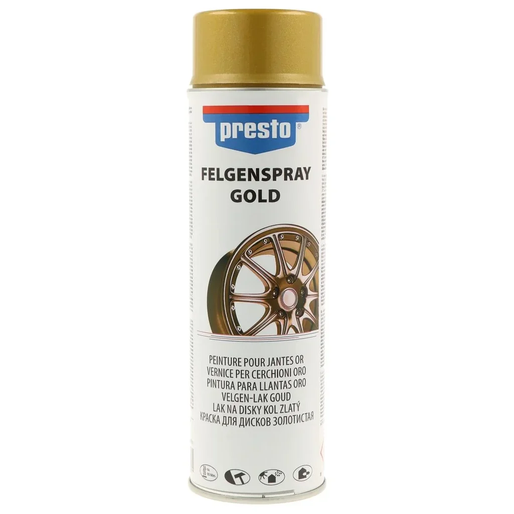 Felgenlack, Farbe gold, 500 ml