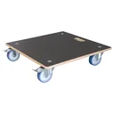 Multi Roller MR 1358, 58 x 58 x 14,5 cm, softe Rollen Ø 100, Rollenlager, 2 Bremsen, Maxigrip FSC®, Tragkraft 300 kg