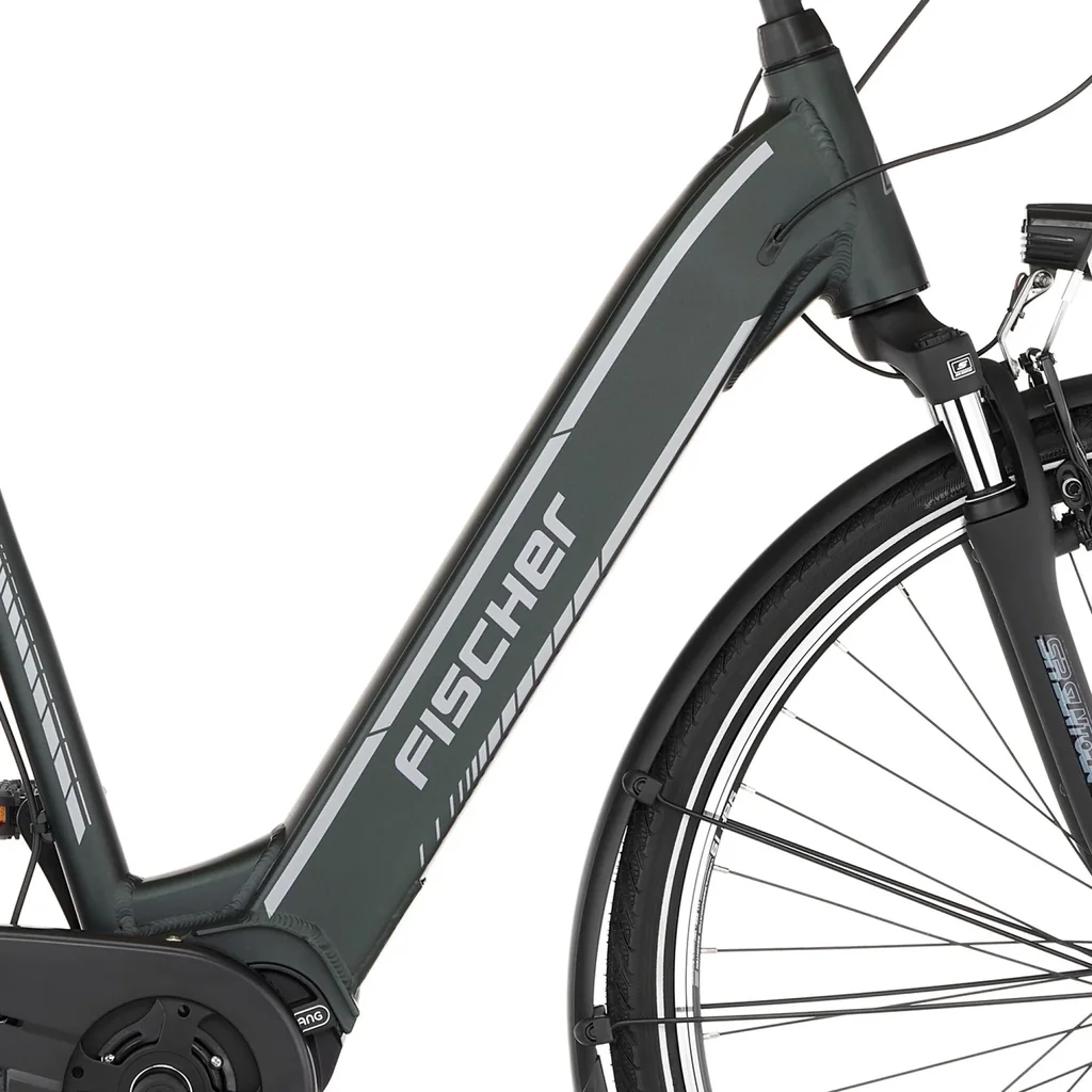 Unisex E-Bike City, 28 Zoll, Rahmengröße 41cm, 7-Gang Nabenschaltung, grün matt, CITA 3.2i