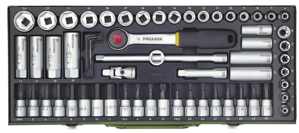 Super-Kompaktsatz, 3/8" (65-teilig)