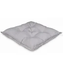 Stuhlkissen - Kissen Gartenstuhl - 4er Set hellgrau