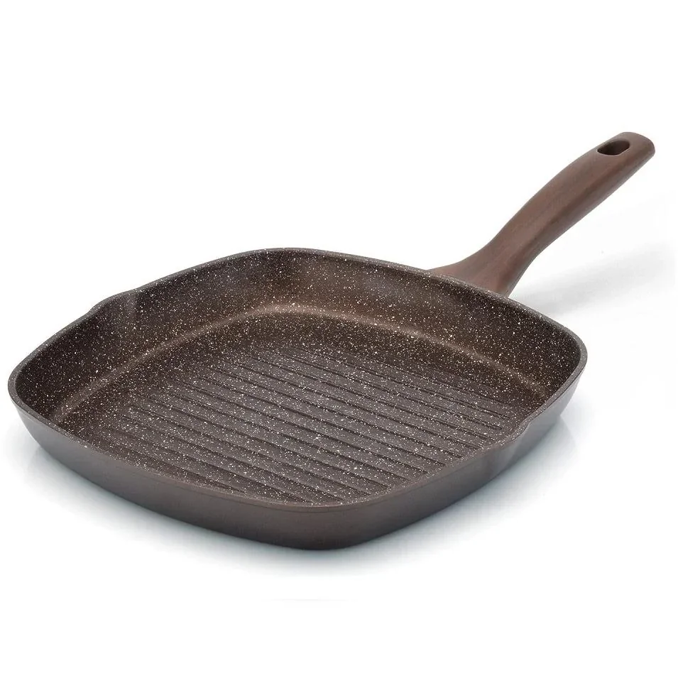 Mehrzer - Grillpfanne 28 x 28 cm - Starkes Gestein