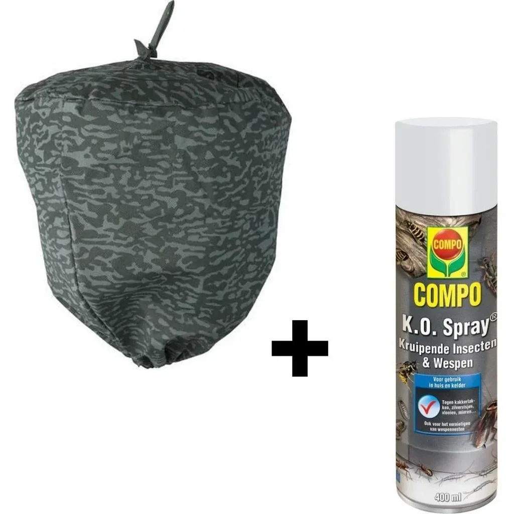 Weitech WazzzpAway - verhindert Wespen + INCL. Compo K.O Spray - kriechende Insekten und Wespen - 400 ML