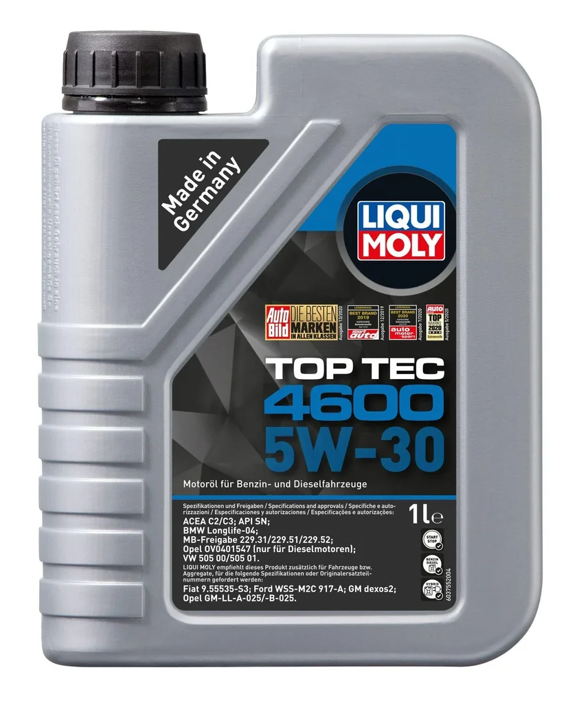 Synthese-Technologie-Motorenöl Top Tec 4600 5 W-30, 5 Liter
