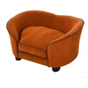 Bank für Haustierplüsch, braun