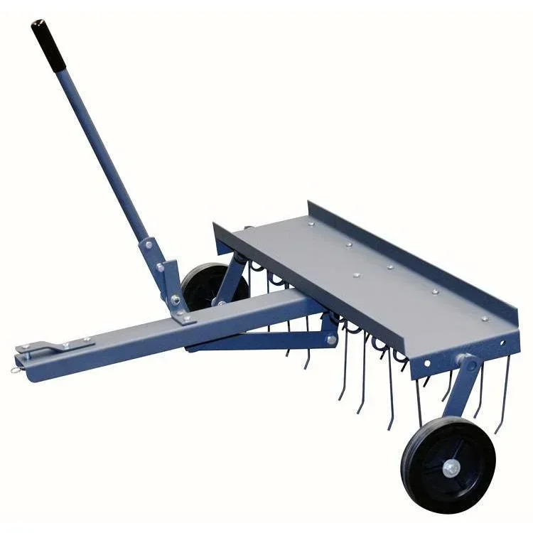 Turfmaster gezogener Vertikutiererrechen - ontmosser & Rasenbelüfter 100 cm.