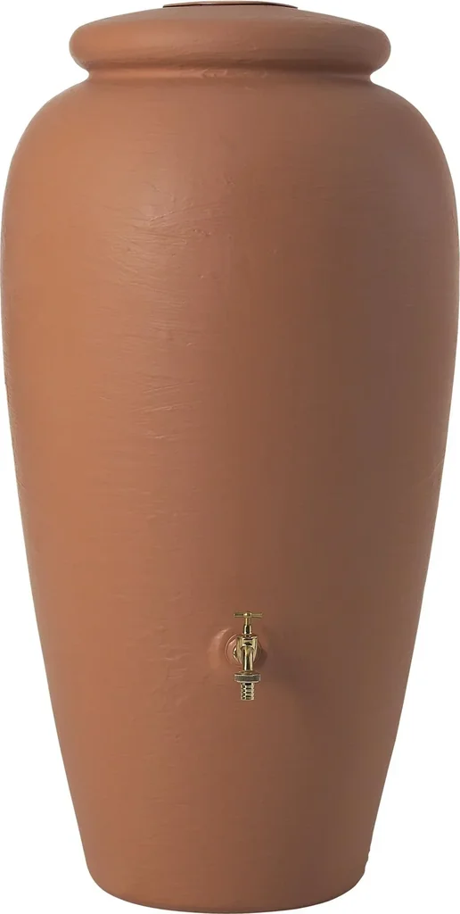 Regenwasser Amphore / Regentonne 240 L, terrakotta