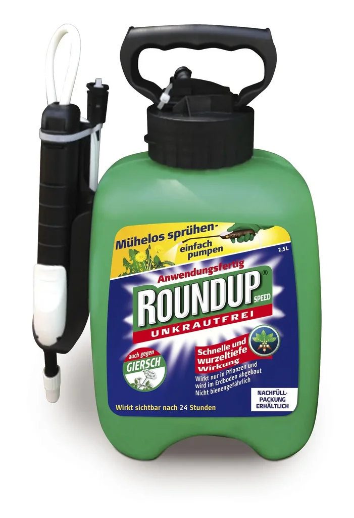 Unkrautfrei Speed - 2,5 L mit Drucksprüher Gratis dazu Roundup Gel