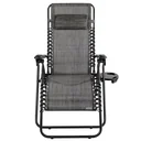 Luxusliege anthrazit 165x65x113cm