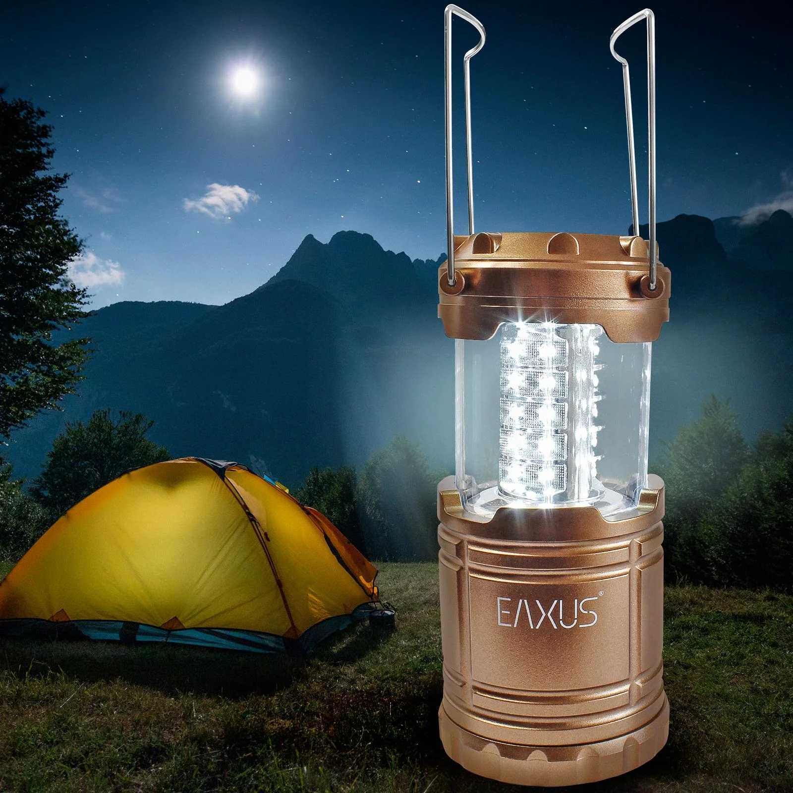 LED Campinglaterne Traveler, zusammenschiebbar