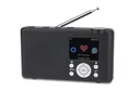 Tragbares Internet-Radio mit wieder aufladbaren Akku und Kopfhörer Buchse, Anthrazit